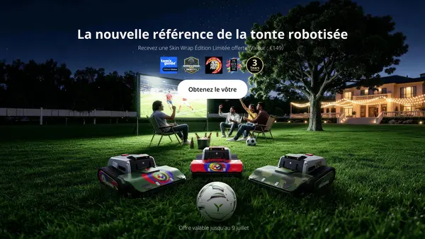 Lymow One Plus - La nouvelle référence de la tonte robotisée
