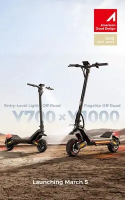 Trottinette électrique tout-terrain ENGWE Y1000 haute performance
