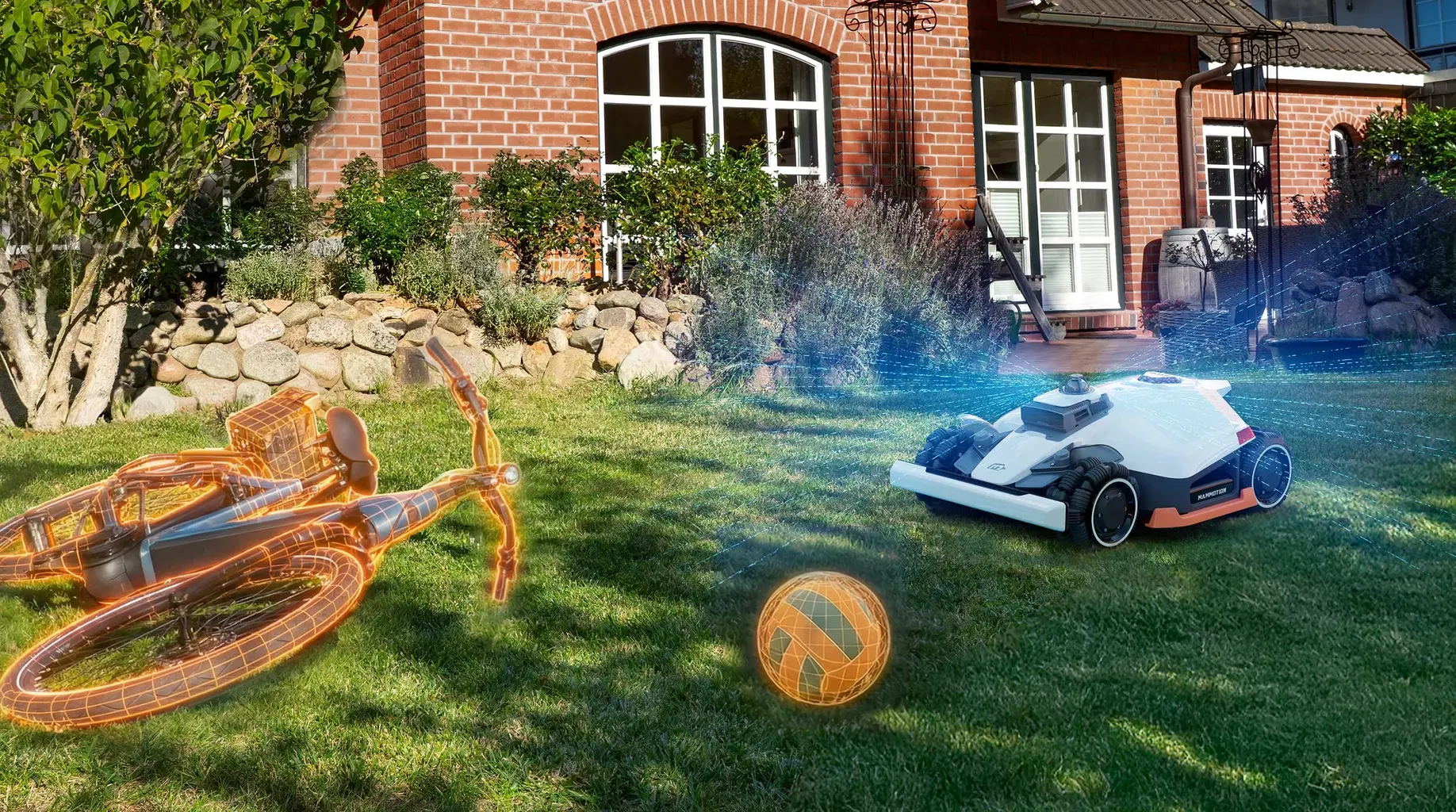 Robot tondeuse Mammotion LUBA 3 AWD pour pelouses grandes et complexes